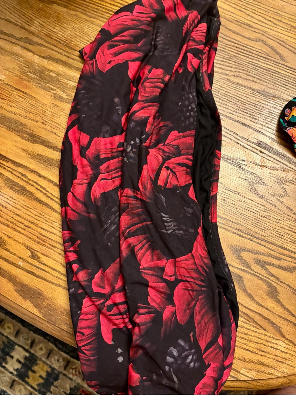 Women’s Red Floral baby blanket